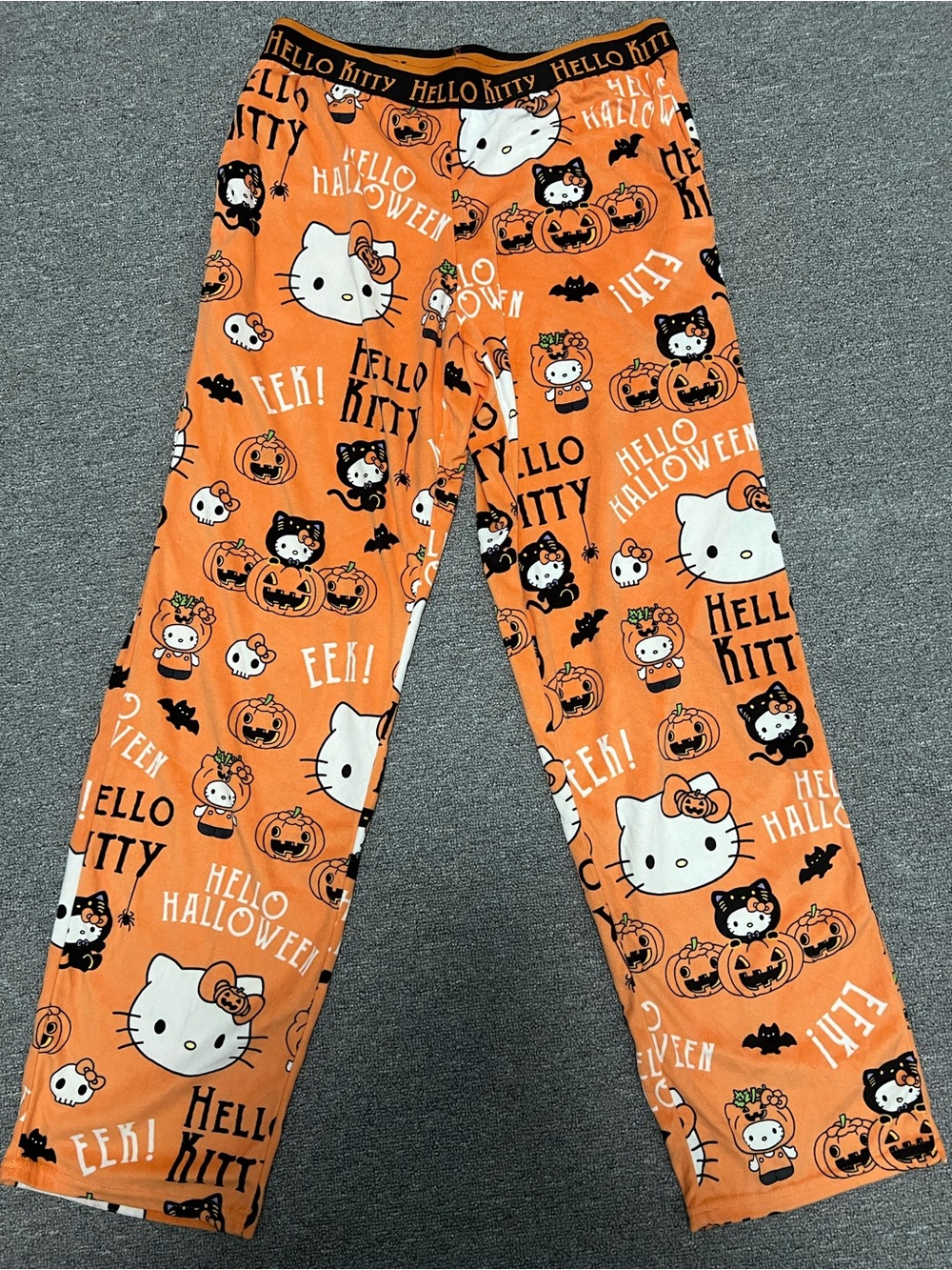 Hello Kitty Orange Halloween Lounge Pants
